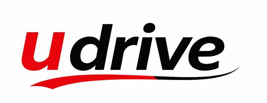Red and black udrive logo